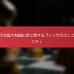 日本の女優の映画出演に関するファンの反応とコミュニティ