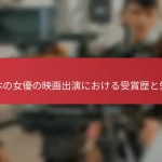 日本の女優の映画出演における受賞歴と栄誉